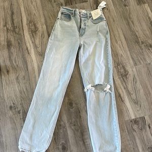Abercrombie 90s straight ultra high rise new with tags